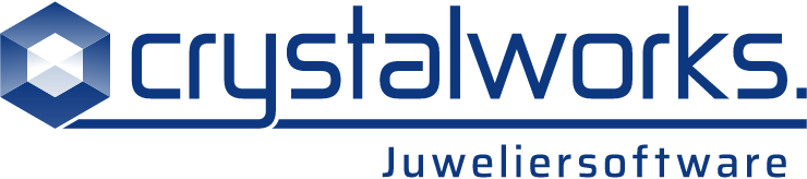 Das Logo von crystalworks.